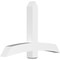 Ekena Millwork Bellingham Architectural Grade PVC Gable Bracket, 60"W x 40"H x 6"D x 6"F, 16/12 Pitch GBP060X40X0606BEL00 - alternate 1